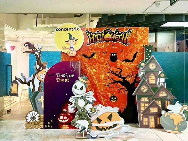 Backdrop Halloween kinh dị