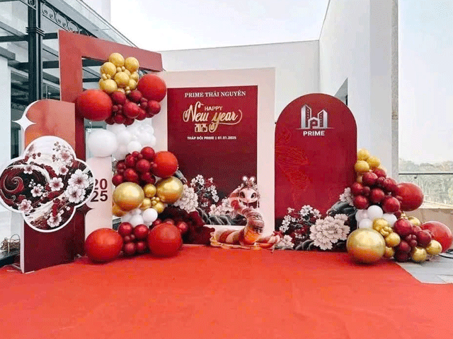 Backdrop Tết Công Ty Backdrop Tết Công Ty