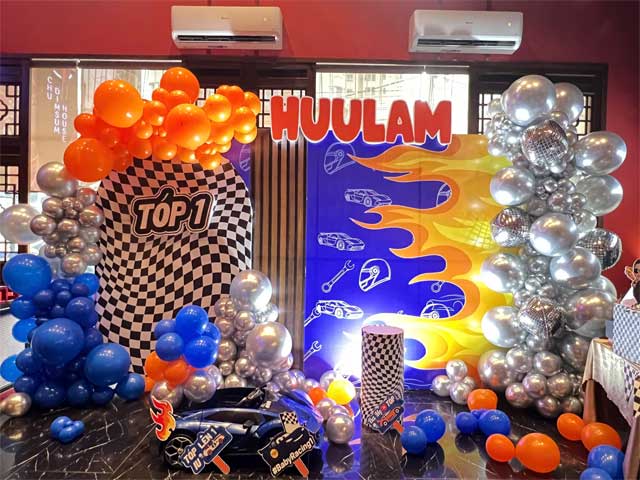 Trang Trí Sinh Nhật Chủ Đề Ô Tô Trang Trí Sinh Nhật Chủ Đề Ô Tô