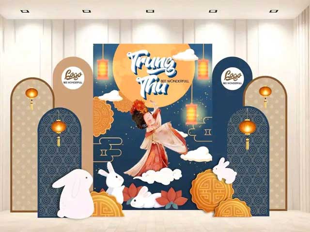 Backdrop trung thu đẹp cho thiếu nhi Backdrop trung thu đẹp cho thiếu nhi