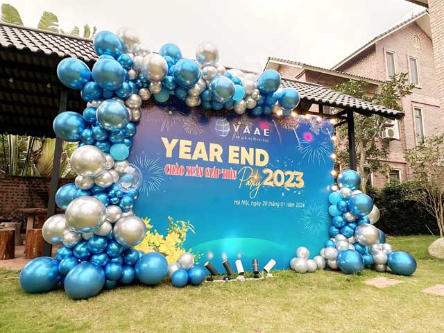 Backdrop Year End Party