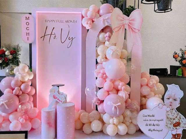 Background Thôi Nôi Cho Bé Gái Tông Hồng