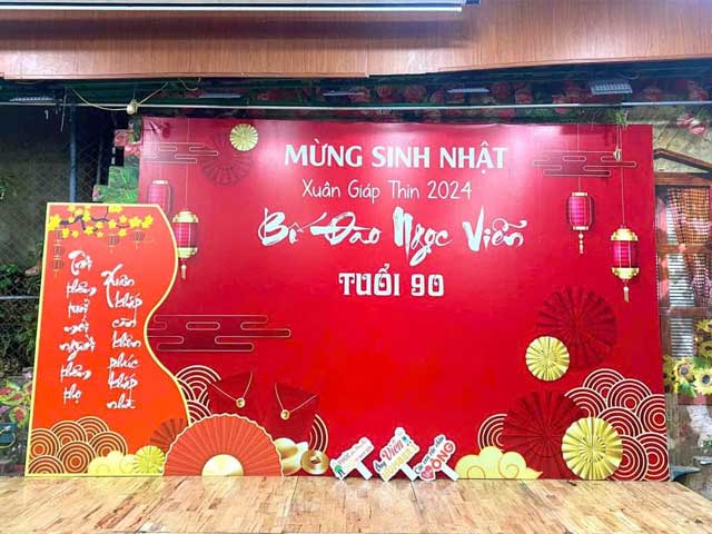 Trang Trí Tiệc Mừng Thọ Trọn Gói Trang Trí Tiệc Mừng Thọ Trọn Gói