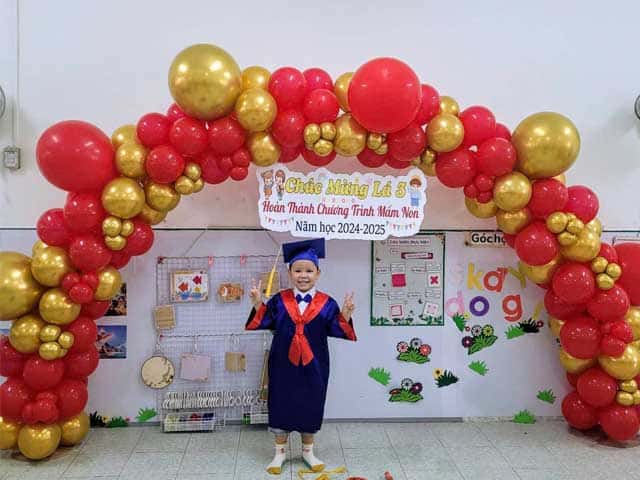 cổng chào bong bóng giá rẻ