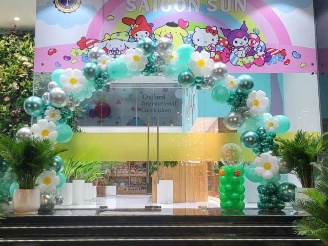 Cổng Bong Bóng Khai Trương Showroom