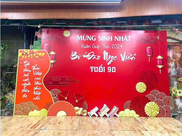 Chi Phí Trang Trí Backdrop Mừng Thọ