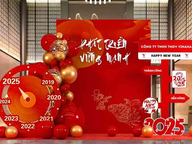 Décor Sự Kiện Cuối Năm Cho Công Ty