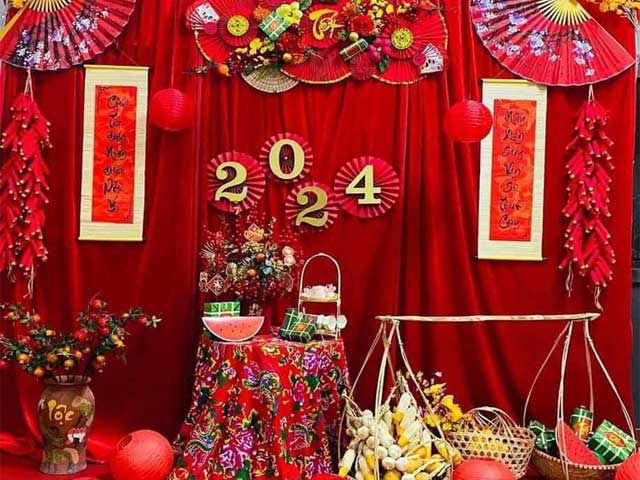 Decor Tiểu Cảnh Tết