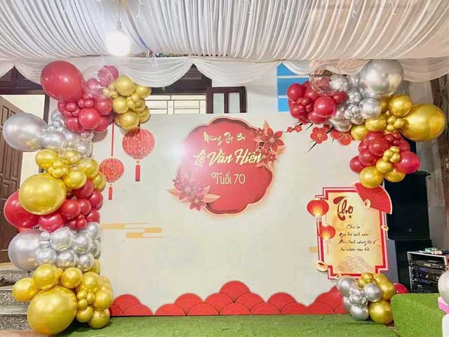 Trang Trí Tiệc Mừng Thọ Chuyên Nghiệp