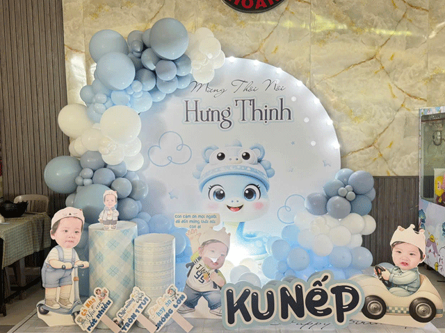 Dịch Vụ Trang Trí Thôi Nôi Đẹp Tại Sài Gòn HCM