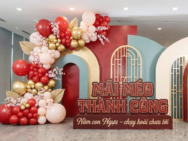 Đơn Vị Thi Công Backdrop Tất Niên Uy Tín