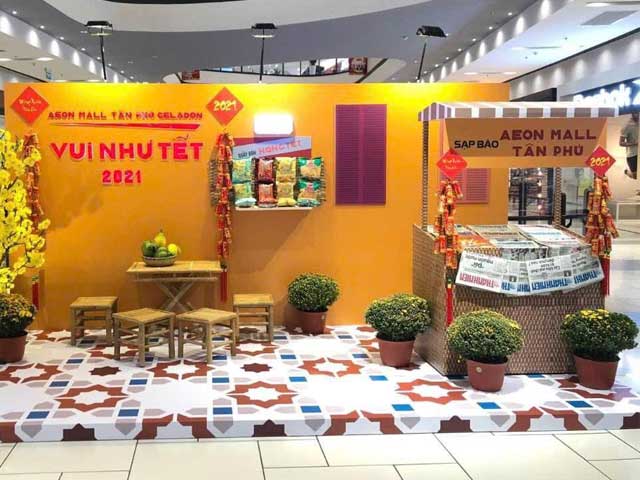 Đơn Vị Trang Trí Tiểu Cảnh Tết Trong Nhà