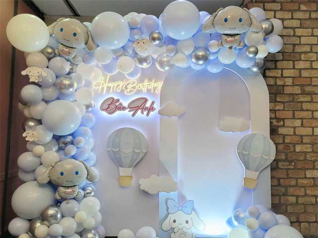 Hình Trang Trí Thôi Nôi Bé Tuổi Tỵ