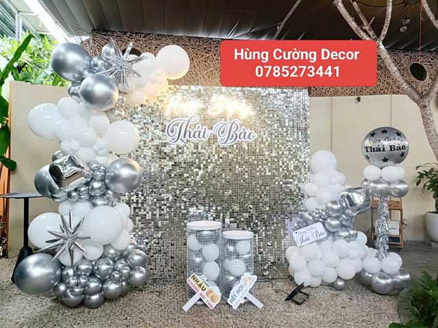 Hùng Cường Decor nhận trang trí sinh nhật cho sếp nam, sếp nữ