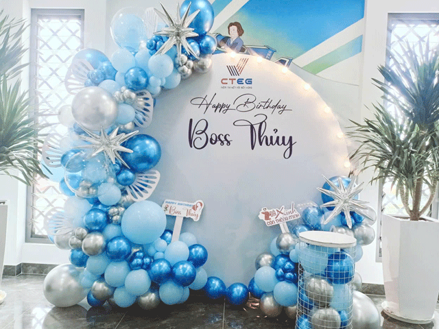 Mẫu Backdrop, Phông Nền Sinh Nhật Người Lớn Đẹp