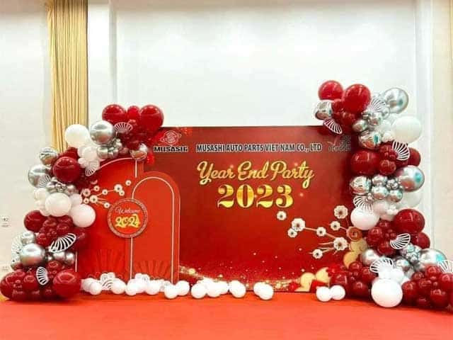 Mẫu Backdrop Tất Niên 2025 Đẹp, Sang Trọng