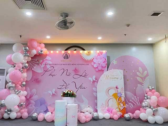 Phông nền trang trí ngày 8/3