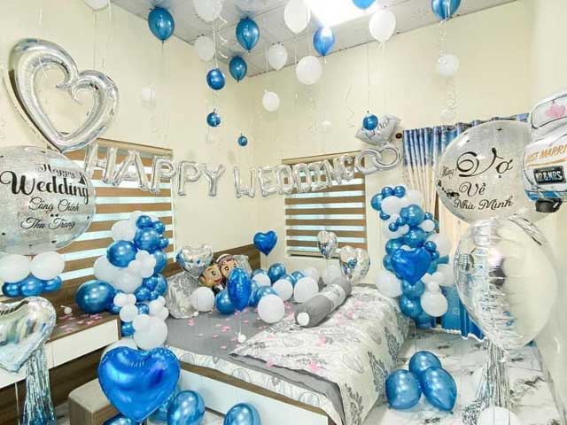 Mẫu trang trí phòng cưới đẹp Mẫu trang trí phòng cưới đẹp