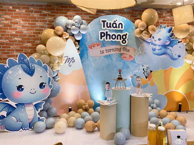 Mẫu Trang Trí Sinh Nhật Bé Trai Đẹp Mẫu Trang Trí Sinh Nhật Bé Trai Đẹp