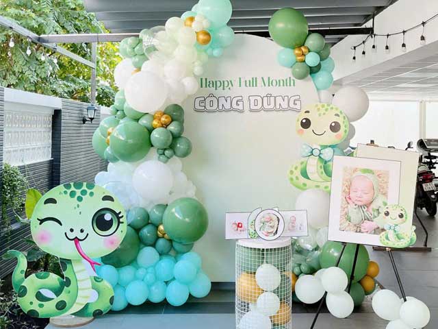 Mẫu Trang Trí Thôi Nôi Đơn Giản Tại Quận 12