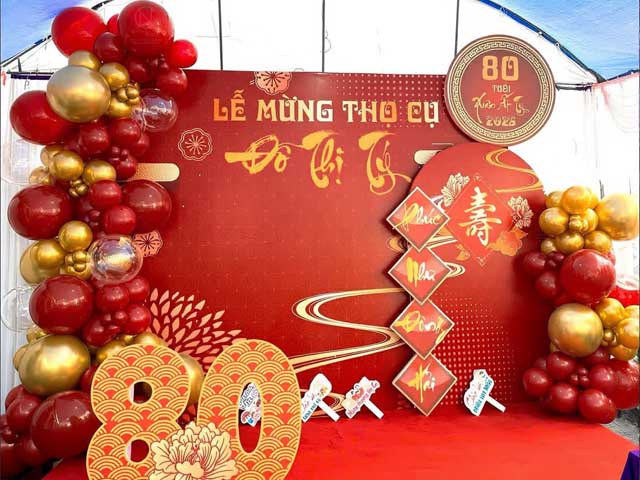 Ý Tưởng Trang Trí Mừng Thọ