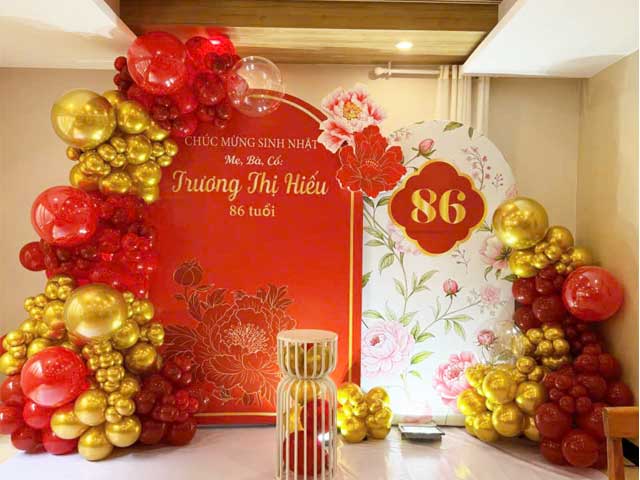 Trang Trí Lễ Mừng Thọ Người Cao Tuổi Trang Trí Lễ Mừng Thọ Người Cao Tuổi