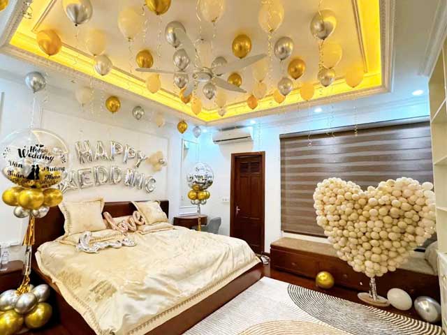 Trang trí phòng tân hôn theo phong cách cổ điển Trang trí phòng tân hôn theo phong cách cổ điển