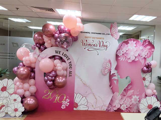 Mẫu Phông Nền 8/3 Đẹp, Sang Trọng Tông Hồng