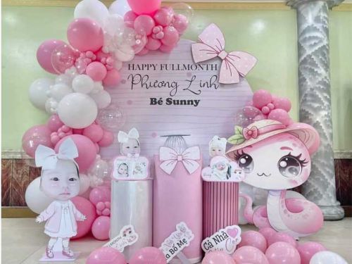 Trang trí thôi nôi cho bé tuổi Tỵ tại Bình Dương