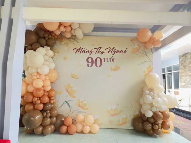 Trang Trí Lễ Mừng Thọ Tại Nhà Trang Trí Lễ Mừng Thọ Tại Nhà