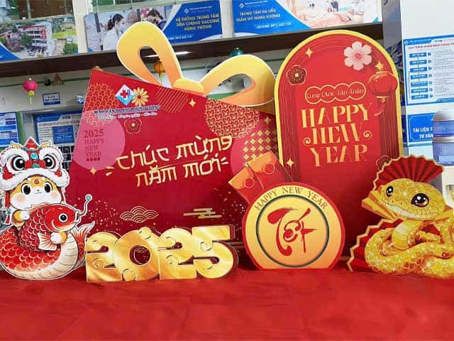 Trang trí tiệc Tết