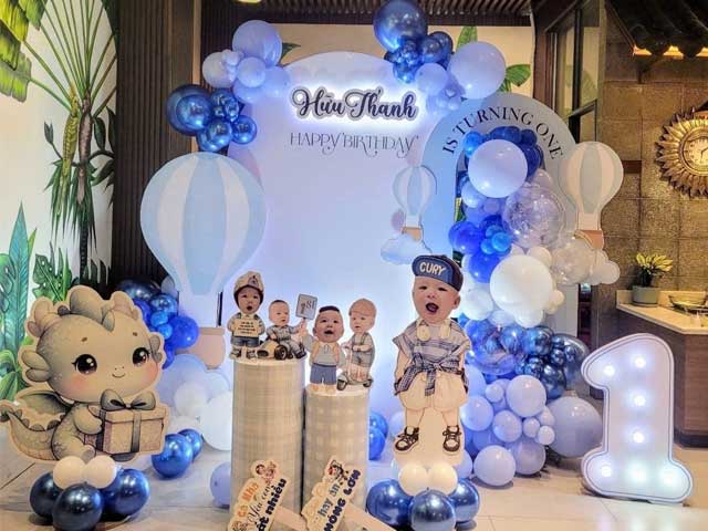 Phông Nền Trang Trí Thôi Nôi Cho Bé Tuổi Tỵ Tại Nhà