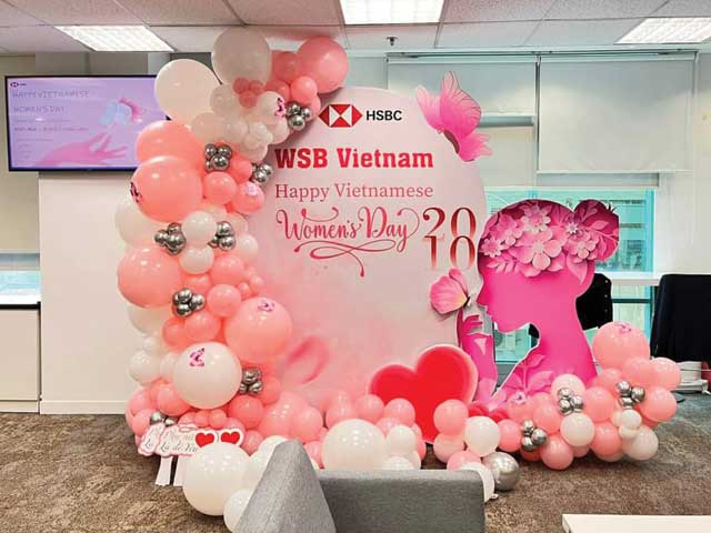 Thiết kế sáng tạo cho backdrop 20/10