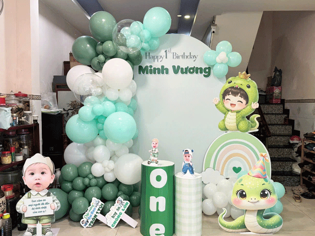 Thuê Trang Trí Thôi Nôi Giá Rẻ TPHCM