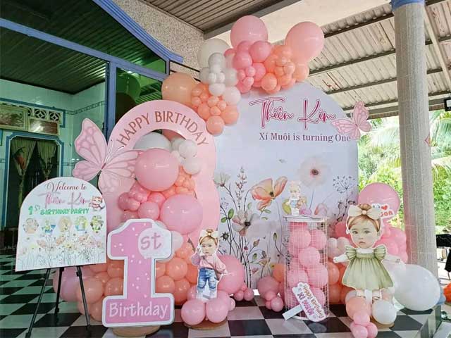 Tiệc Sinh Nhật Bé Gái Tại Nhà