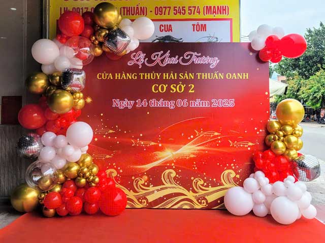 mẫu backdrop khai trương đẹp mẫu backdrop khai trương đẹp