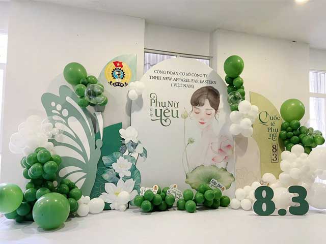 Trang Trí Bong Bóng Sự Kiện 8/3