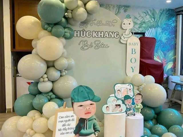 Trang Trí Đầy Tháng Cho Bé Trai