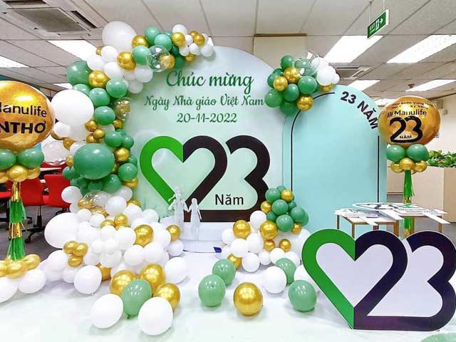 Trang trí hội trường 20/11