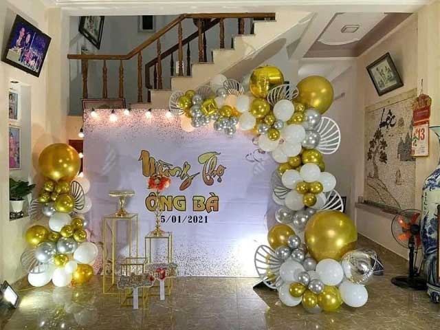 Dịch Vụ Trang Trí Mừng Thọ Trọn Gói Tại Hóc Môn
