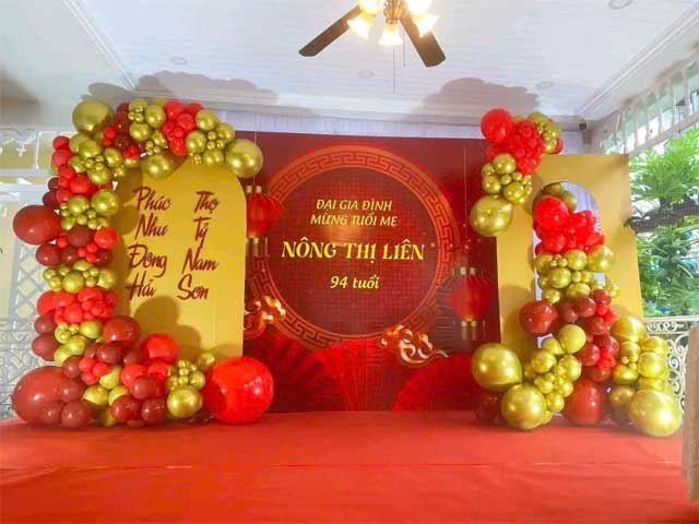 Phông Trang Trí Lễ Mừng Thọ Phông Trang Trí Lễ Mừng Thọ