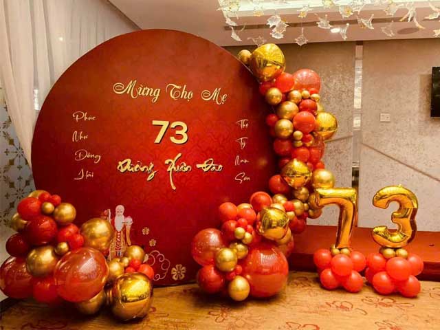 Trang Trí Tiệc Mừng Thọ Tại Bình Dương Trang Trí Tiệc Mừng Thọ Tại Bình Dương