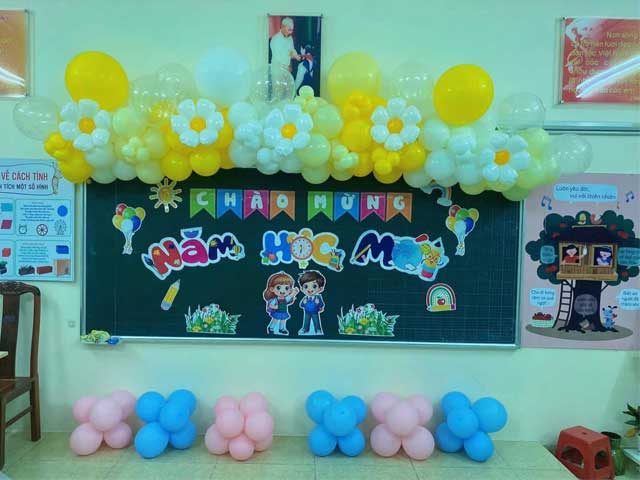 Trang trí lớp học ngày 20/11
