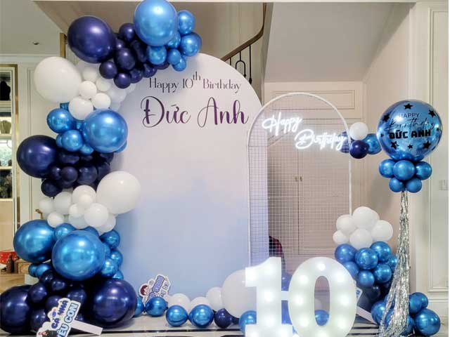 Trang Trí Sinh Nhật Bé Trai Trang Trí Sinh Nhật Bé Trai