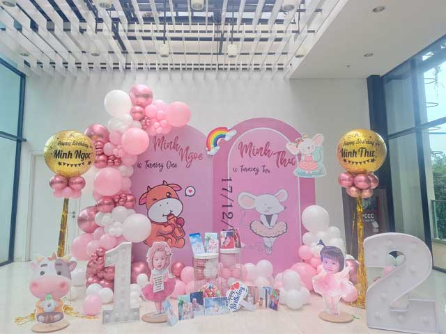 Trang Trí Sinh Nhật Bé Gái Trọn Gói Giá Bao Nhiêu