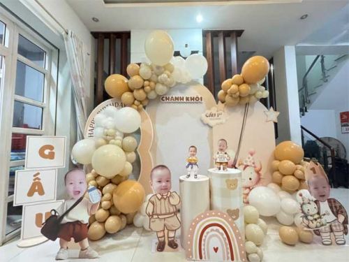 Trang trí tiệc sinh nhật cho bé trai