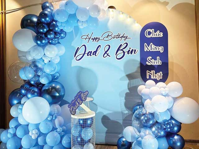 Trang trí sinh nhật cho bé trai tại Hóc Môn