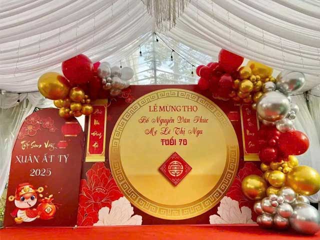 Mừng Thọ 60 Tuổi / 70 Tuổi / 80 Tuổi Ông Bà/ Cha Mẹ