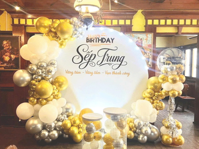 Trang Trí Sinh Nhật Sếp 