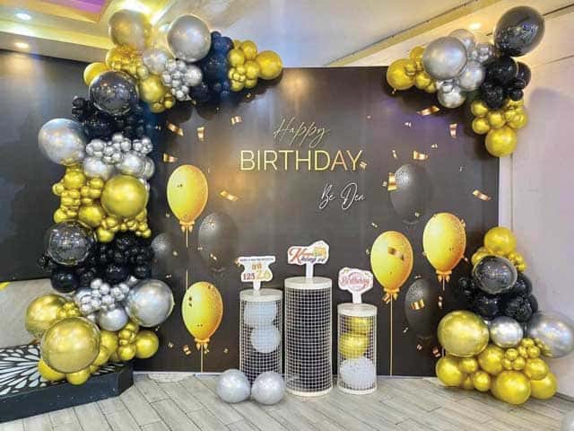 Set trang trí sinh nhật cho người lớn đẹp Set trang trí sinh nhật cho người lớn đẹp